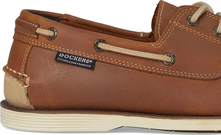 Dockers Dennison Men's Slip on Shoes Dark Brown : 9 D - Medium, Leather - Image 7