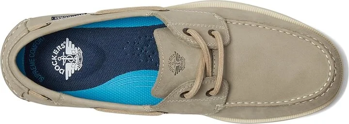 Dockers Dennison Men's Slip on Shoes Light Grey : 10 D - Medium, Leather - Image 2