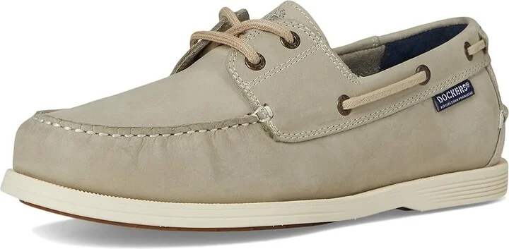 Dockers Dennison Men's Slip on Shoes Light Grey : 10 D - Medium, Leather - Image 5