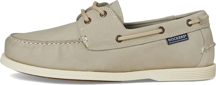Dockers Dennison Men's Slip on Shoes Light Grey : 10 D - Medium, Leather - Image 6