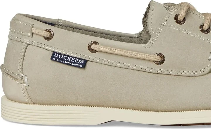 Dockers Dennison Men's Slip on Shoes Light Grey : 10 D - Medium, Leather - Image 7