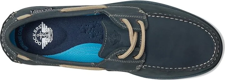 Dockers Dennison Men's Slip on Shoes Navy : 12 D - Medium, Leather - Image 2