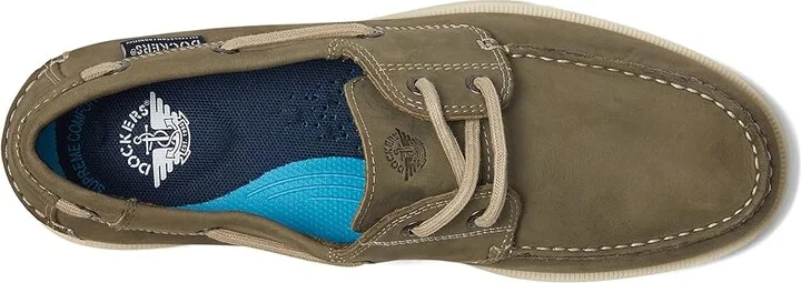 Dockers Dennison Men's Slip on Shoes Olive : 8.5 D - Medium, Leather - Image 2