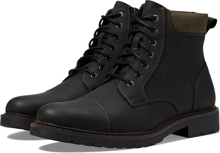 Dockers Dudley Men's Lace-up Boots Black : 7 D - Medium, Rubber