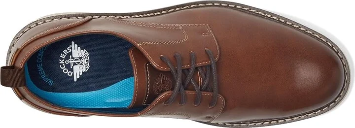 Dockers Easedale Men's Lace-up Boots Cognac : 9.5 D - Medium, EVA/Leather/Microfiber - Image 2