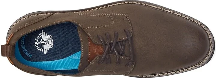 Dockers Easedale Men's Lace-up Boots Dark Brown : 7.5 D - Medium, EVA/Leather/Microfiber - Image 2