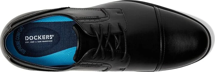 Dockers Echo Men's Slip on Shoes Black : 9 D - Medium, Leather/Polyester - Image 2