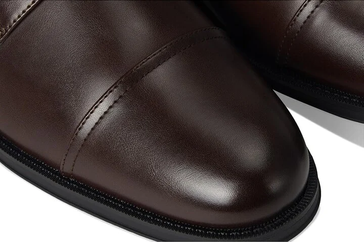 Dockers Echo Men's Slip on Shoes Chestnut : 7 D - Medium, Leather/Polyester - Image 7
