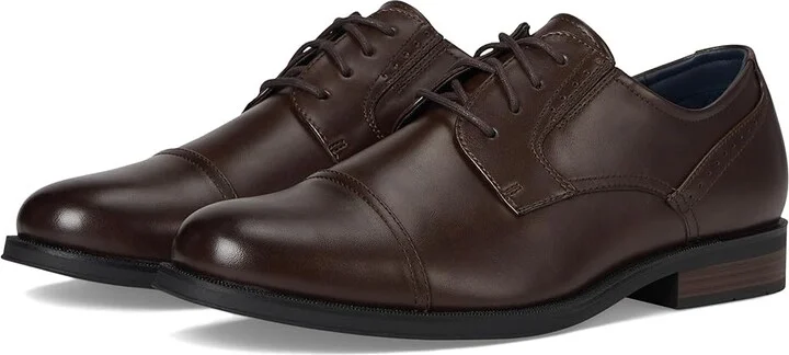 Dockers Echo Men's Slip on Shoes Chestnut : 7 D - Medium, Leather/Polyester