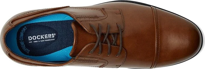 Dockers Echo Men's Slip on Shoes Cognac : 13 D - Medium, Leather/Polyester - Image 2