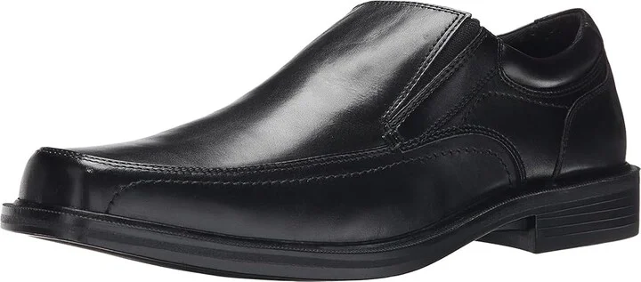 Dockers Edson Moc Toe Loafer Men's Plain Toe Shoes Black Polished Full Grain : 7 D - Medium, Full Grain leather - Image 2