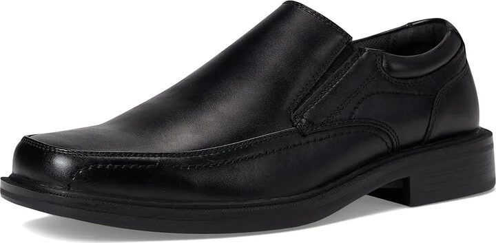 Dockers Edson Moc Toe Loafer Men's Plain Toe Shoes Black Polished Full Grain : 7 D - Medium, Full Grain leather - Image 6