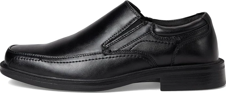 Dockers Edson Moc Toe Loafer Men's Plain Toe Shoes Black Polished Full Grain : 7 D - Medium, Full Grain leather - Image 7