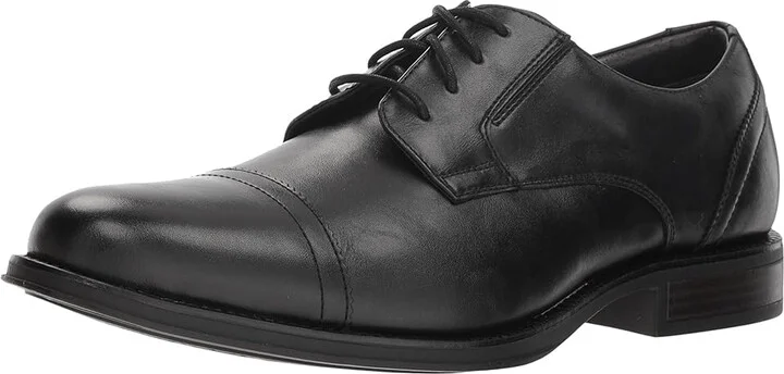 Dockers Garfield Men's Lace Up Cap Toe Shoes Black : 7 D - Medium, Faux Leather - Image 2