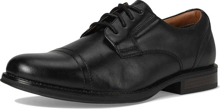 Dockers Garfield Men's Lace Up Cap Toe Shoes Black : 7 D - Medium, Faux Leather - Image 6