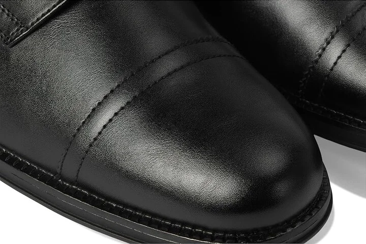 Dockers Garfield Men's Lace Up Cap Toe Shoes Black : 7 D - Medium, Faux Leather - Image 8