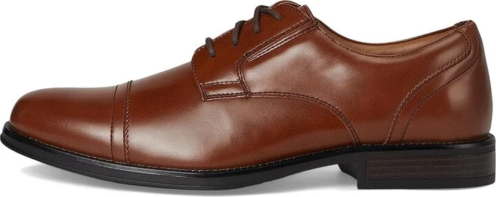 Dockers Garfield Men's Lace Up Cap Toe Shoes Tan : 9 D - Medium, Faux Leather - Image 6