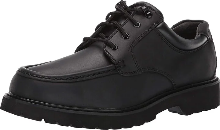 Dockers Glacier Men's Lace Up Moc Toe Shoes Black : 7 D - Medium, Leather - Image 2