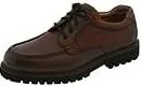 Dockers Glacier Men's Lace Up Moc Toe Shoes Dark Tan Leather : 7 D - Medium - Image 2