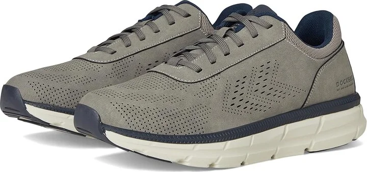 Dockers Go-2 Men's Slip on Shoes Dark Gray : 13 D - Medium, Faux Leather