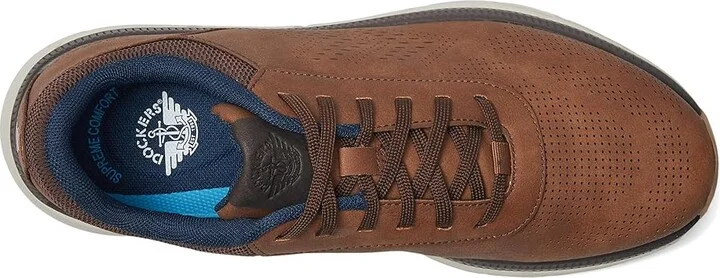 Dockers Go-2 Men's Slip on Shoes Dark Tan : 10 D - Medium, Faux Leather - Image 2