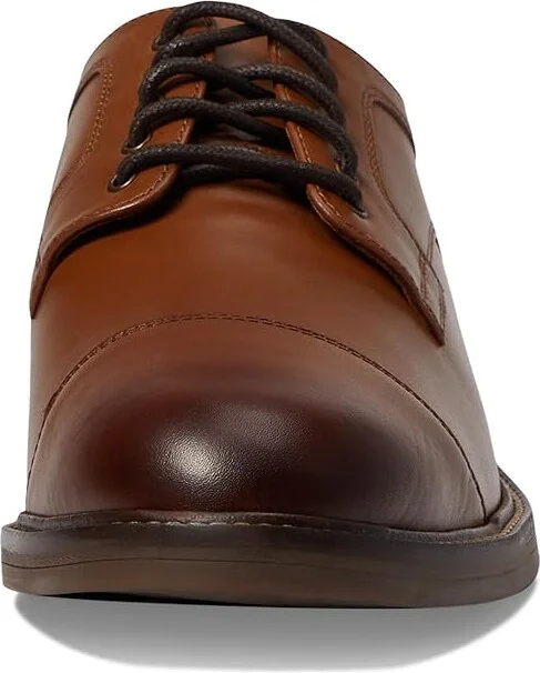 Dockers Longworth Men's Lace Up Wing Tip Shoes Butterscotch : 10.5 D - Medium, Leather - Image 5