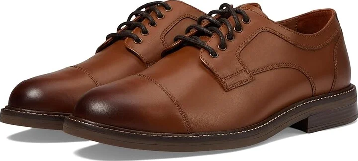 Dockers Longworth Men's Lace Up Wing Tip Shoes Butterscotch : 10.5 D - Medium, Leather