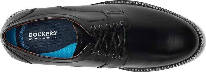 Dockers Ludgate Men's Lace Up Wing Tip Shoes Black : 9 D - Medium, Leather - Image 2