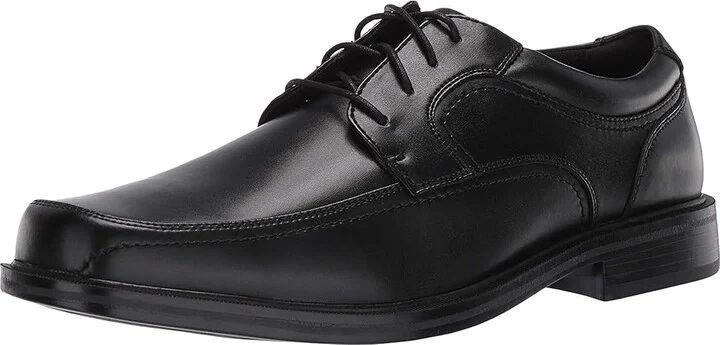 Dockers Manvel Moc Toe Oxford Men's Plain Toe Shoes Black Polished Full Grain : 7 D - Medium, Full Grain leather/Synthetic - Image 2