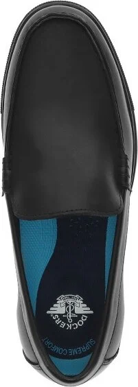 Dockers Mens Baltic Genuine Leather Casual Slip On Loafer Shoe, Black, Size - Image 2