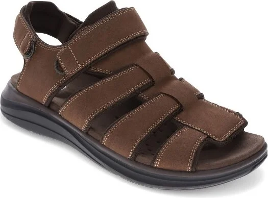 Dockers Mens Banbury Outdoor Sport Fisherman Sandal Shoe, Dark Tan, Size