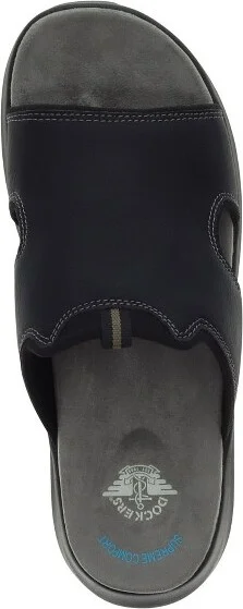 Dockers Mens Barlin Casual Slide Sandal Shoe, Black, Size - Image 2