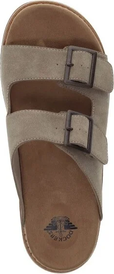Dockers Mens Benham Synthetic Suede Casual Slip On Sandal Shoe, Brown, Size - Image 3