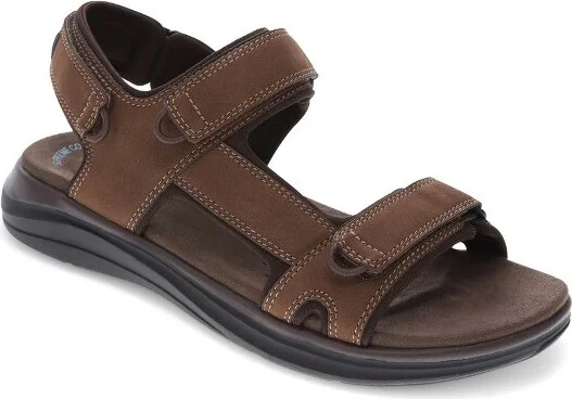 Dockers Mens Bradburn Outdoor Sport Sandal Shoe, Dark Tan, Size