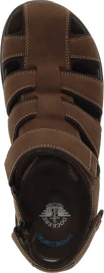 Dockers Mens Byrd Outdoor Sport Fisherman Sandal Shoe, Dark Brown/Black, Size - Image 4
