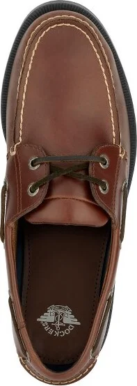 Dockers Mens Castaway Leather Boat Shoe, Raisin, Size 15 W - Image 2