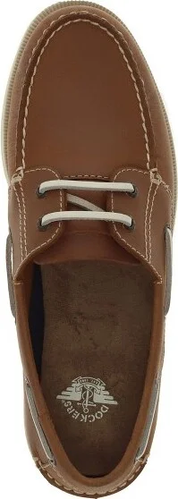 Dockers Mens Castaway Leather Boat Shoe, Raisin, Size 15 W - Image 6