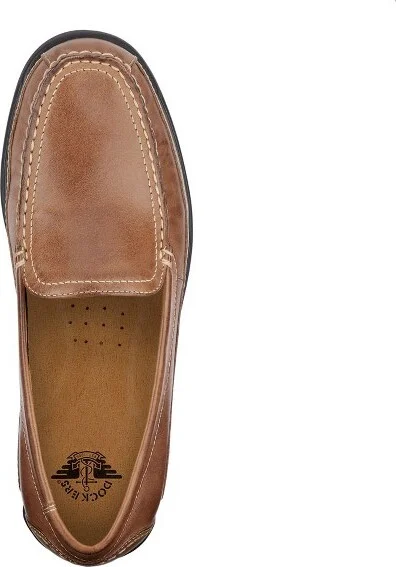 Dockers Mens Catalina Leather Casual Loafer Shoe, Black, Size 8 W - Image 6