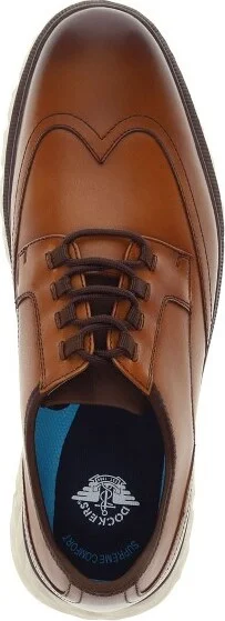 Dockers Mens Clarkston Genuine Leather Casual Lace Up Oxford Shoe, Butterscotch, Size - Image 3