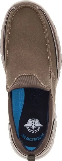 Dockers Mens Coban Casual Slip-on Loafer Shoes, Black/Grey, Size - Image 3