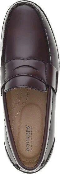 Dockers Mens Colleague Dress Penny Loafer Shoe, Dark Brown, Size - Image 5