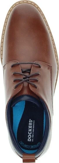 Dockers Mens Damick Dress Casual Lace Up Oxford Shoe, Cognac, Size - Image 3