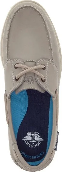 Dockers Mens Dennison Genuine Leather Dress Casual Boat Shoe, Light Grey, Size - Image 2