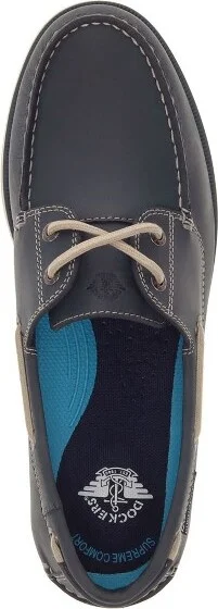 Dockers Mens Dennison Genuine Leather Dress Casual Boat Shoe, Light Grey, Size - Image 3