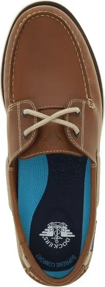 Dockers Mens Dennison Genuine Leather Dress Casual Boat Shoe, Light Grey, Size - Image 5