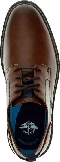 Dockers Mens Easedale Dress Casual Lace Up Oxford Shoe, Cognac, Size - Image 2