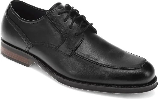 Dockers Mens Elmer Synthetic Leather Dress Oxford Lace Up Shoe, Black, Size