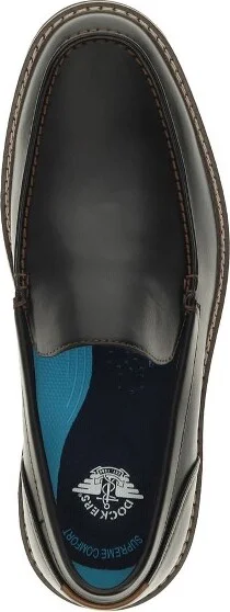 Dockers Mens Elmhurst Dress Casual Slip On Loafer Shoe, Black, Size - Image 4