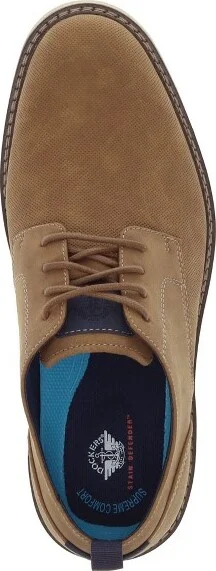 Dockers Mens Elmington Synthetic Leather Dress Casual Lace Up Oxford Shoe, Dark Tan, Size - Image 2