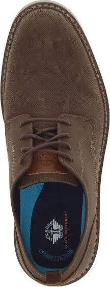 Dockers Mens Elmington Synthetic Leather Dress Casual Lace Up Oxford Shoe, Dark Tan, Size - Image 4